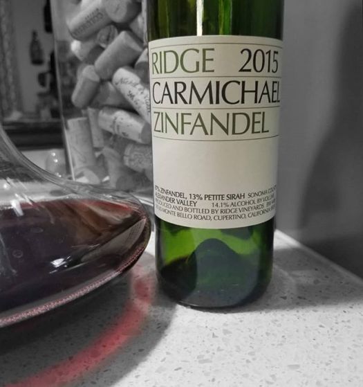 ridge zin 14.5% alcohol